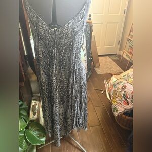 Free People Intimately Black and White Patterned Dress